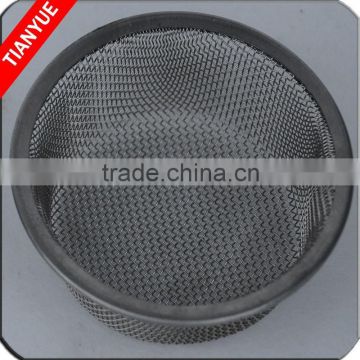 steel woven mesh filter basket