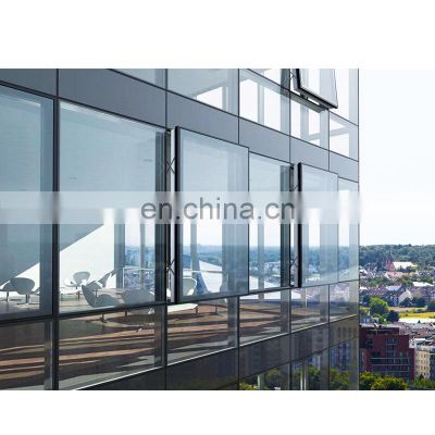 Double Glazed Window Insulated Glass Exterior Structural Glass Curtain Wall