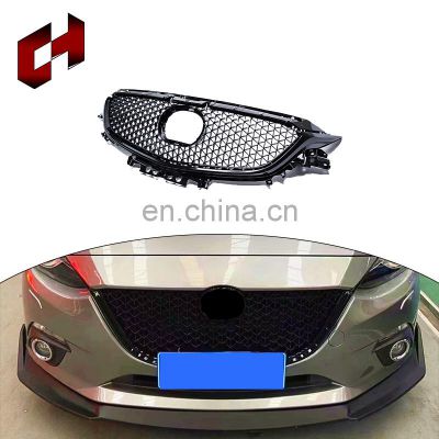 Ch New Upgrade Luxury Front Grille Light Fit Car Grille Mesh Front Light Fit Car Grille Guard For Mazda 3 2014-2016