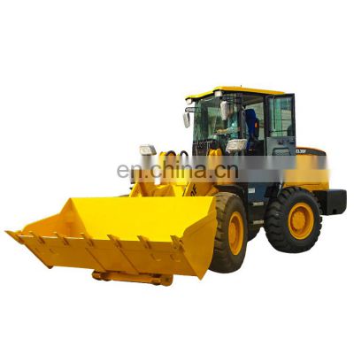 high quality articulated 3ton cheap price mini tractor hay log fork arm hydraulic cylinder zl30f wheel loader with ce