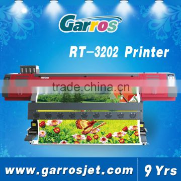 Garros Wide Format 10ft Eco Solvent Wallpaper Sticker Outdoor Banner Printer
