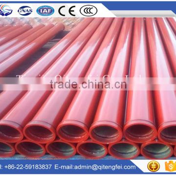 In construction and engineering DN125 16Mn with flange connecting hardened concrete pump pipe