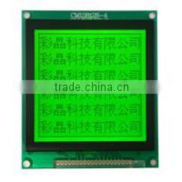 128x128 dots matrix lcd module with LED backlight ,stn cob yellow green