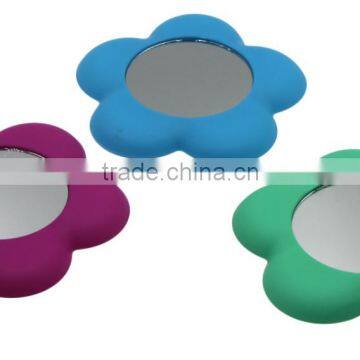 flower shape samll plastic mirror