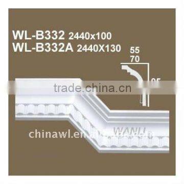 New design classic white decorative gypsum cornice corners for ceiling