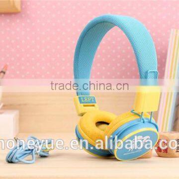 new children style cheap stereo headphone earphone earbuds with mic