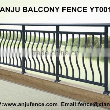 YT001 wrought iron balcony railing designs