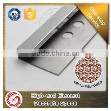 2016 latest decorative stainless steel tile trim