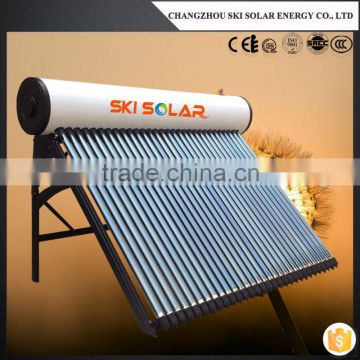 solar thermal power: Integrated & Pressurized solar water heater with Porcelain Enamel inner tank