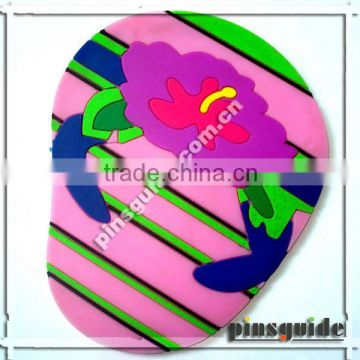 Wholesales Creative 2014 2D ATBC-PVC Glowing Cups Coaster