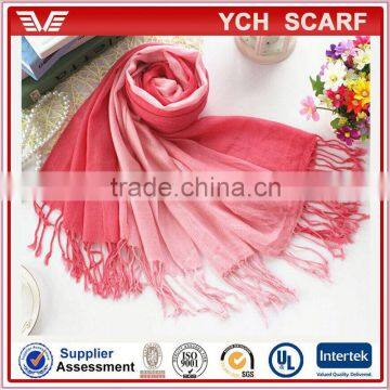 Cheap wholesale ombre scarf pashmina