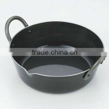 Quality iron deepfryer 27cm (10.62in)for kitchen