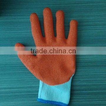Cheap price high quality cotton gloves latex coated