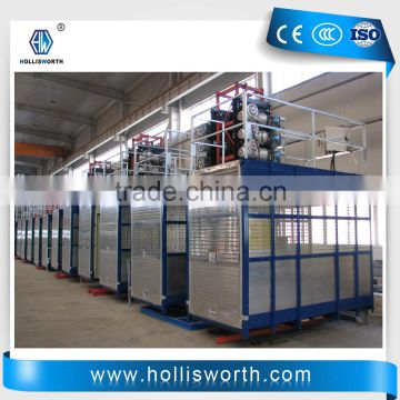 Single Double Cage Construction Building Hoist For People And Material