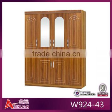 W924-43 cheap bedroom door for clothes cabinet wardrobe