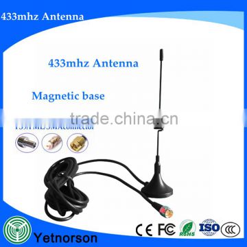 14cm Small size 433MHz Antenna 3.0dBi Magnetic base Antenna SMA RG-174 cable 3m
