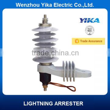 Wenzhou Yika IEC Surge Arrester 11KV 10KA Composite Housing Arrest Lightning