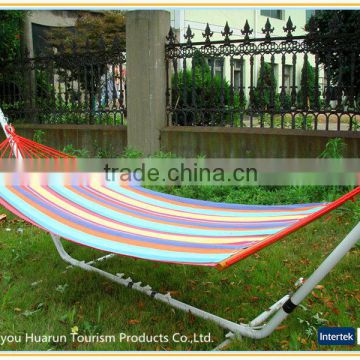 High Quality Beautiful Colors Hammock With Wooden Bar