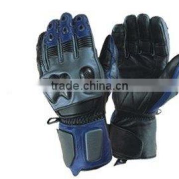 DL-1486 Leather Motorbike Gloves