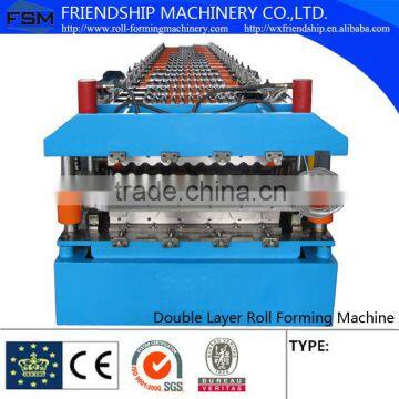 Double Layer Steel Profile Roll Forming Machine