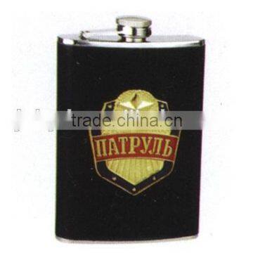 Hot selling vehicle logo series stainless steel hip flask