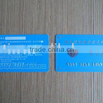 PVC vip payment card