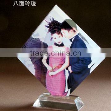 2016 beautiful elegant popular sale crystal photo frame