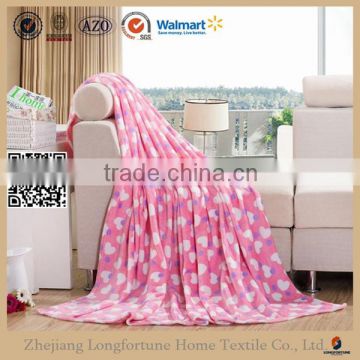 Manufactory walmart alibaba china home textile cute custom warm cuddly cotton blanket