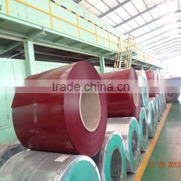 china maufacturer color coated aluzinc steel coil for constuction