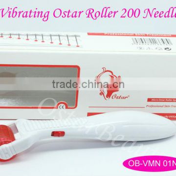 (OEM manufacturer) Vibrating Derma Roller Led Light Micro Needle Therapy