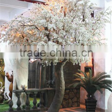 Home garden decoration 100cm to 1000cm Height artificial indoor live plastic ficus red with green big tree EZLS05 1008