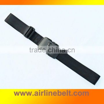 NEW Seatbelt black luggage strap, seatbelt luggage belt