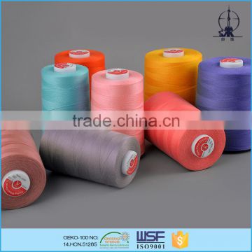 12s/2 105tex 30tickets Flying Wheel poly/ poly core spun sewing thread