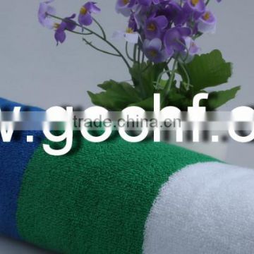 100% cotton yarn dyed jacquard sports towels