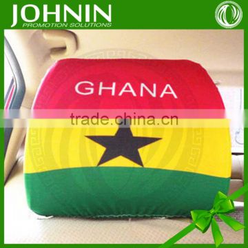 Colorful washable and any logo custom high quality car headrest cover