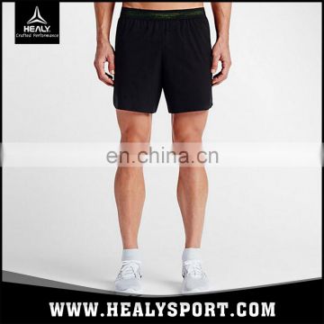 Healy Black sports running shorts , Men's 5' running shorts