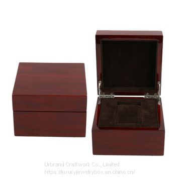 Glossy wooden paper watch box piano painted wooden watch gift box