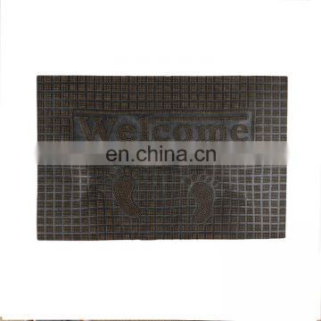 factory wholesale new black Comfortable luxury anti-slip welcome mats for front door
