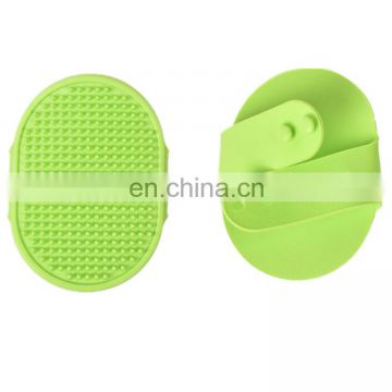 Eco-Friendly dog and cat massage comb silicone pet bath cleaning brush shower gloves