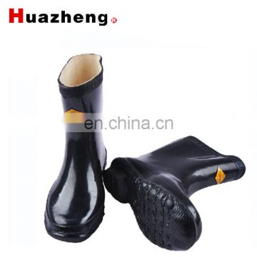 High Voltage Gumboot Men Dielectric Insulated rubber boots