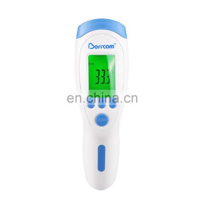 quick and efficient and accurate thermometer with 3 color backlit fever alert by LCD display