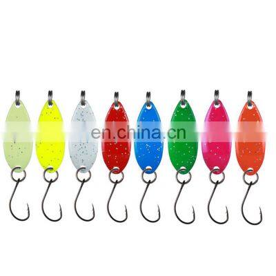 3.5cm 3g Metal  Fishing Lures Hard Baits fishing spoon lure