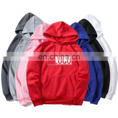 Factory wholesale 100% cotton autumn men's and women's fashion long-sleeved hooded sweater casual custom hoodie