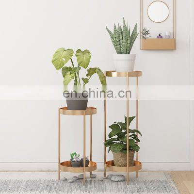 Flower Stand Ladder 2 3 Tier Wedding Indoor Iron Shelf Holder  Metal Tall Gold Display Designs Planter Pot Flower Plant Stand