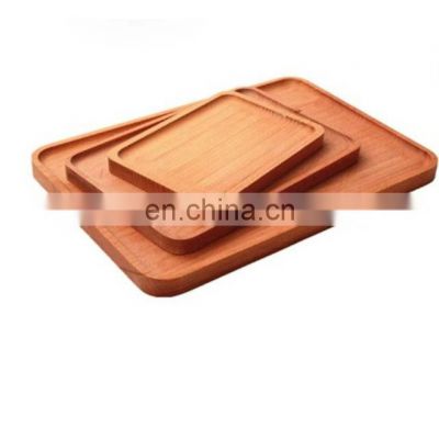 Top Selling Anti-Slip Wooden Tray Rectangular Shaped Wooden Tray