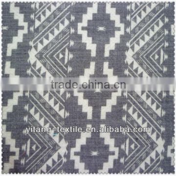waves printed polyester fabric