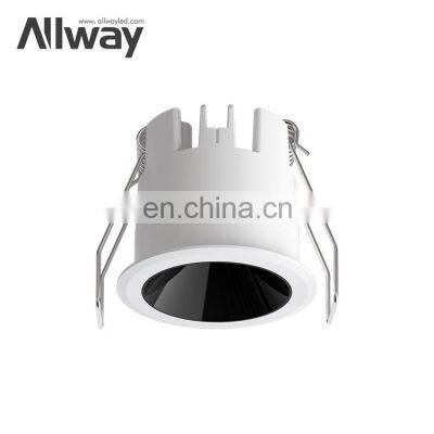 High Quality Aluminum Recessed Mini Ceiling Lamp Showroom Warehouse Museum 3W LED Down Light