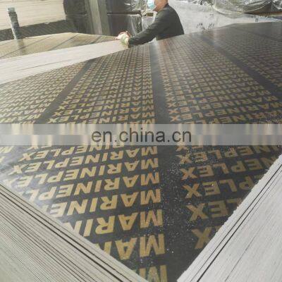 Hot Sale 18mm Wbp Glue Poplar Core Building Construction Film Face Plywood marine plywood