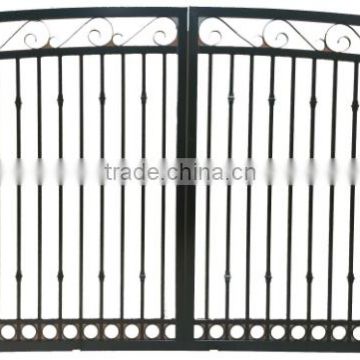 American hot sale Powder Coated Black Aluminum Fence Gate, Railing