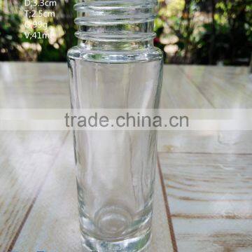 40ml Plain Glass Bottle Cylinder For Perfume old fashioned Bottle